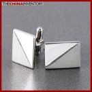 STAINLESS STEEL RECTANGULAR CUFFLINKS CUFF LINKS C0904
