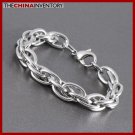 9"" STAINLESS STEEL TRIPLE LOOP BRACELET B1005B