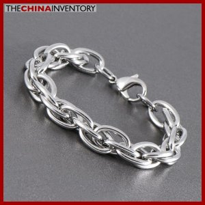 9"" STAINLESS STEEL TRIPLE LOOP BRACELET B1005B