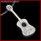NEW 925 STERLING SILVER ACOUSTIC GUITAR PENDANT SIL0515