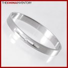 7"" STAINLESS STEEL CZ CUFF BANGLE BRACELET B1133
