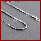 1MM 20"" 925 STERLING SILVER BAMBOO NECKLACE SIL0902A