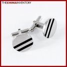 STAINLESS STEEL ROUND CUFFLINKS CUFF LINKS C1001
