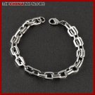 STAINLESS STEEL DOUBLE CHAIN BRACELET B0512
