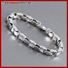 8"" STAINLESS STEEL DESIGNER BOX CHAIN BRACELETB1022