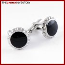 STAINLESS STEEL ROUND CUFF LINKS CUFFLINKS C0805