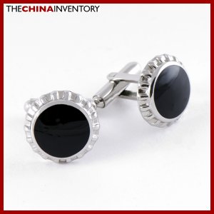 STAINLESS STEEL ROUND CUFF LINKS CUFFLINKS C0805