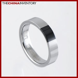 4MM SIZE 5 TUNGSTEN CARBIDE CERAMIC BAND RING R1003A