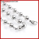 8MM 36"" STAINLESS STEEL LARGE BALL CHAIN NECKLACE N1808