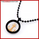 STAINLESS STEEL ANCHOR CHARM PENDANT NECKLACE P1807