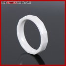 4MM SIZE 4 WHITE CERAMIC WEDDING BAND RING R0901B