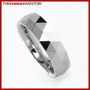 6MM SIZE 8 TUNGSTEN CARBIDE WEDDING BLADE RING R1902