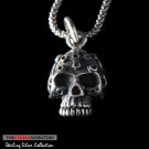 NEW 925 STERLING SILVER SKULL PENDANT SIL0209