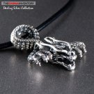 925 STERLING SILVER 3D PREDATING DRAGON PENDANT SIL0321