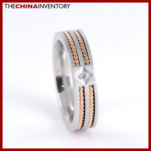 NEW 5MM SIZE 5  STAINLESS STEEL CABLE BAND RING R0711A