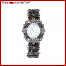 WOMEN'S JET CRYSTAL BUTTERFLY BRACELET WATCH W0705B