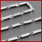 55CM 4MM STAINLESS STEEL BAMBOO LINKS NECKLACE N0716