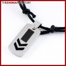 STAINLESS STEEL ROAD SIGN TAG PENDANT P0810