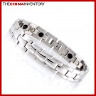 11MM 8"" STAINLESS STEEL HEALTH WATCHBAND BRACELET B1732
