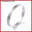 8MM 7"" STAINLESS STEEL CUFF BANGLE BRACELET B0311B