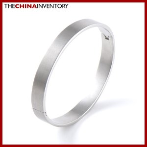 8MM 7"" STAINLESS STEEL CUFF BANGLE BRACELET B0311B