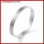 8MM 7"" STAINLESS STEEL CUFF BANGLE BRACELET B0311B