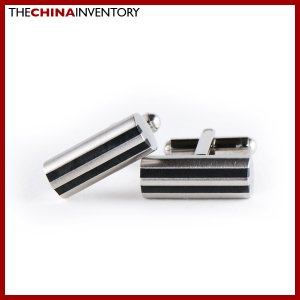 STAINLESS STEEL CYLINDRICAL CUFFLINKS CUFF LINKS C0105