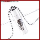 STAINLESS STEEL DRAGON TUBE PERFUME HOLDER P0848