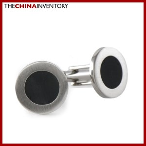 STAINLESS STEEL OVAL ROUND CUFFLINKS CUFF LINKS C0107