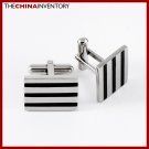 STAINLESS STEEL RECTANGULAR CUFFLINKS CUFF LINKS C1003
