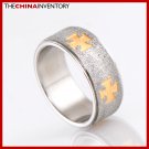 8MM SIZE 11 STAINLESS STEEL CROSS FLAT RING R2102