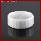 8MM SIZE 6 FACETED CERAMIC WEDDING BAND RING R1408