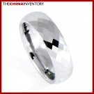 6MM SIZE 11 FACETED TUNGSTEN CARBIDE BAND RING R0909B