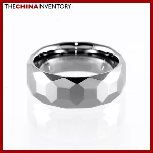 8MM SIZE 9 TUNGSTEN CARBIDE WEDDING BAND RING R1410