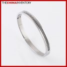 WOMEN'S 6MM STAINLESS STEEL CUFF BANGLE BRACELET B2104B