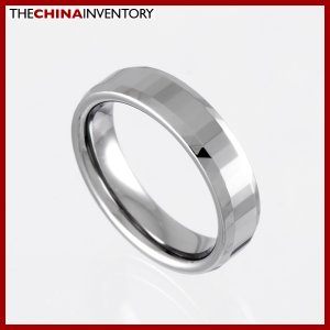 6MM SIZE 9 TUNGSTEN CARBIDE WEDDING BAND RING R0922