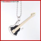 STAINLESS STEEL ELECTRIC GUITAR PENDANT NECKLACE P1703
