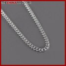 2MM 18"" STAINLESS STEEL CURB CHAIN NECKLACE N1302