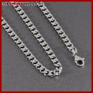 6MM 30"" STAINLESS STEEL LONG CURB CHAIN NECKLACE N1015C