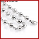 8MM 22"" STAINLESS STEEL LARGE BALL CHAIN NECKLACE N1808