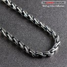 3MM 20"" 925 STERLING SILVER ROPE NECKLACE SIL0904A