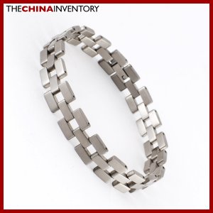 GENTS 8 1/4"" SOLID TITANIUM WATCHBAND BRACELET B0609