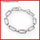 9"" STAINLESS STEEL DOUBLE CHAIN BRACELET B1901