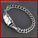9"" STYLISH STAINLESS STEEL CURB / CHAIN BRACELET B0717C