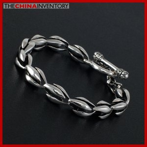 925 STERLING SILVER ARMOR CHAIN TOGGLE BRACELET SIL1704