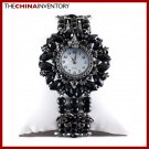 LADIES CRYSTAL BUTTERFLY BRACELET BANGLE WATCH W0511