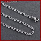 20"" STAINLESS STEEL CURB CHAIN NECKLACE N0713