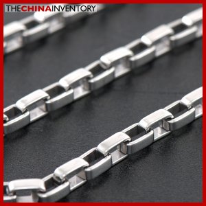 55CM STAINLESS STEEL LONG BOX CHAIN NECKLACE N2104