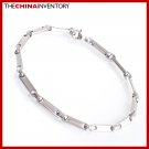 9"" 4MM STAINLESS STEEL BAMBOO LINKS BRACELET B1903