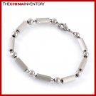 8.5"" STAINLESS STEEL CHAIN NECKLACE BAMBOO STYLE B2112